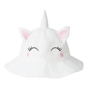 Name it - Fida Bucket Hat / Bøllehat Unicorn, Bright White